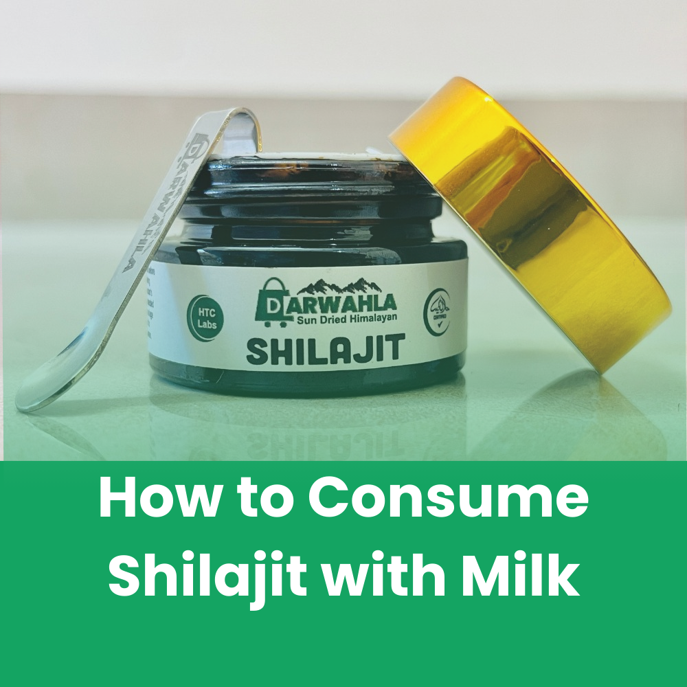 How to consume Shilajit with Milk