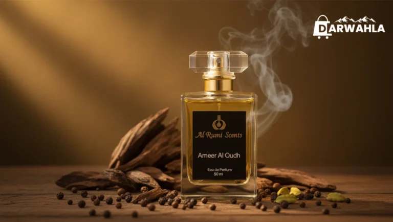 luxury-ameer-al-oud-perfume-bottle-with-agarwood-and-dar-wahla-logo