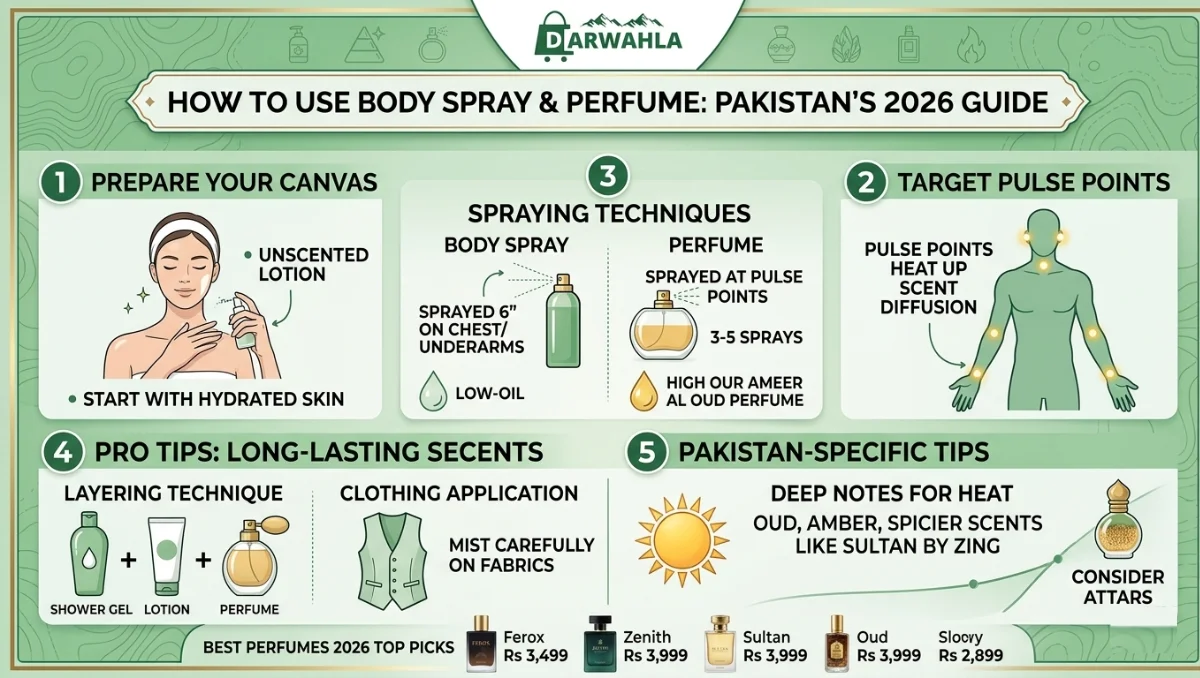 Fragrance guide to know How To Use Body Spray And Perfume