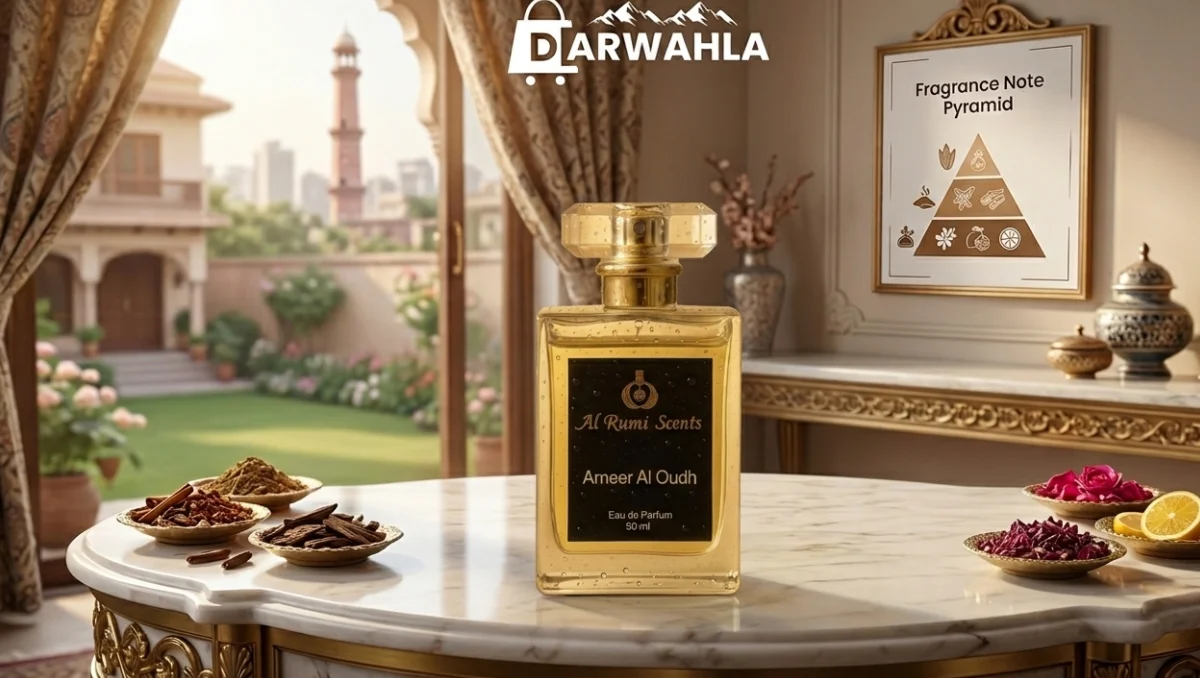 Ameer Ul Oud on Table to Tell Why DarWahla Is The Best Perfume Brand in Pakistan