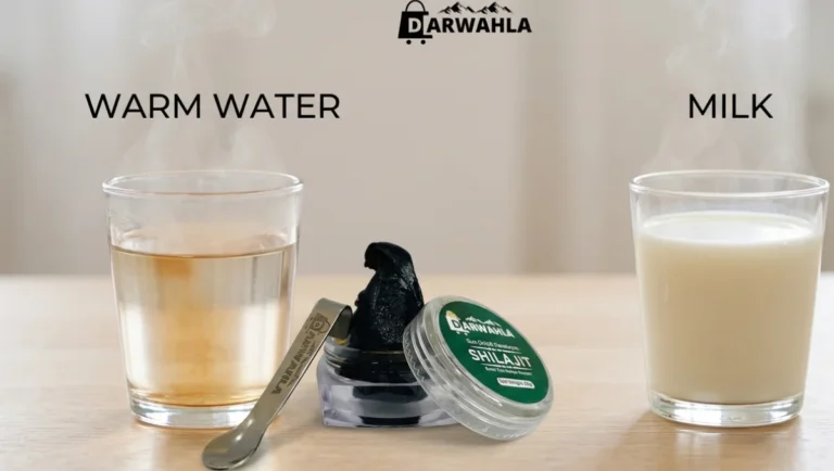 Shilajit with warm water vs milk